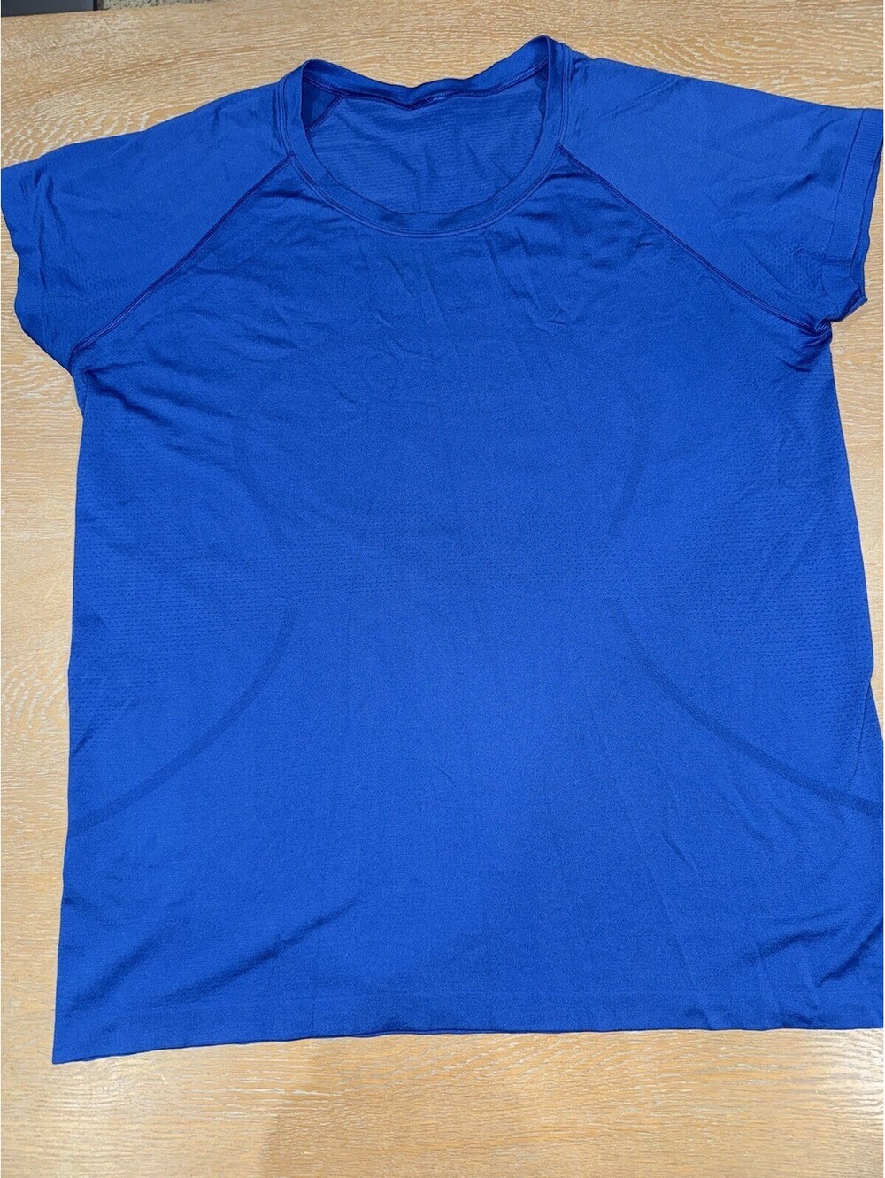 Lululemon Swiftly Tech Women Short Sleeve 2.0 Tee Blue SIZE 18 Training Shirt